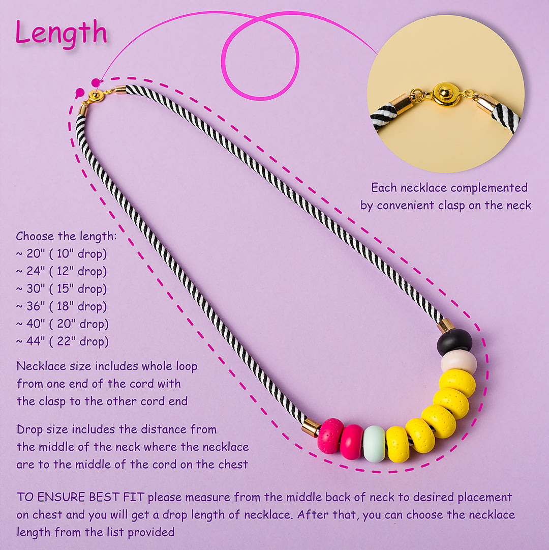 Rainbow Chunky Necklace