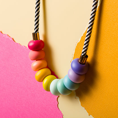 Rainbow Chunky Necklace