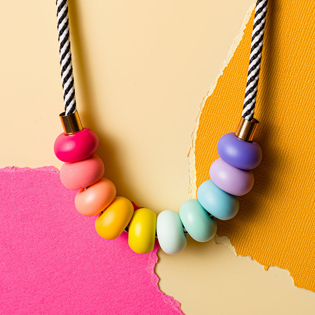 Rainbow Chunky Necklace