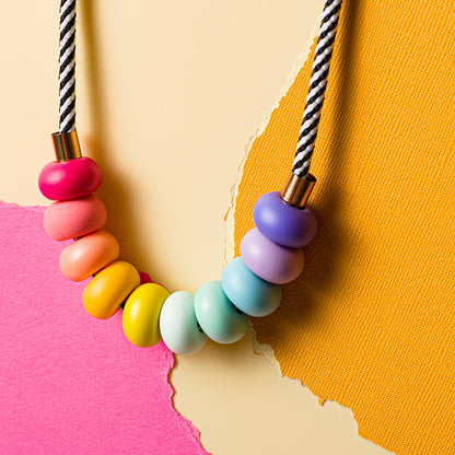 Rainbow Chunky Necklace